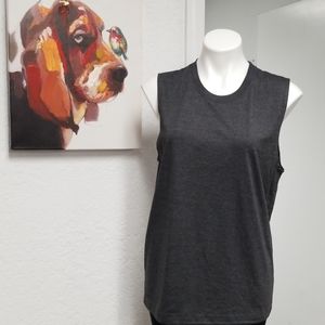Gray muscle tank